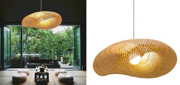 1- achei-melhor-oferta-marca-decoração-decorando-pendente-teto-bambu-rafia-pvc-natural-fonte-luz-iluminação-mesa-sala-cozinha-gourmet-2