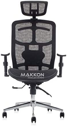 A MelhorObra apresenta a melhores ferramentas para atender as necessidades de construção, reforma ou decoração. Cadeira Escritório Preta MK-4007T - Makkon