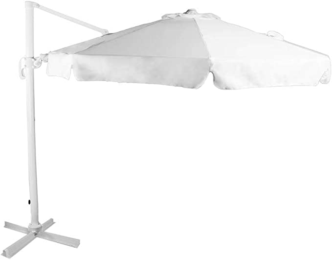 essencial para quem quer decorar a casa ou o escritório de maneira prática e barata,melhor obra construir reforma luxo apartamento casa residencia fachada comercio melhores sopradores de folhas, guarda sol Ombrelone SICÍLIA - SUSPENSO - GIRATÓRIO 3,00 m - ARTICULADO - BRANCO