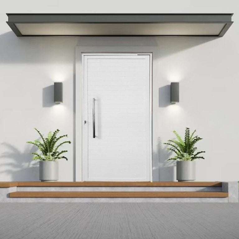 melhor obra apresenta imagem de casa com IA para post sobre melhores esquadrias de aluminios portas e janelas