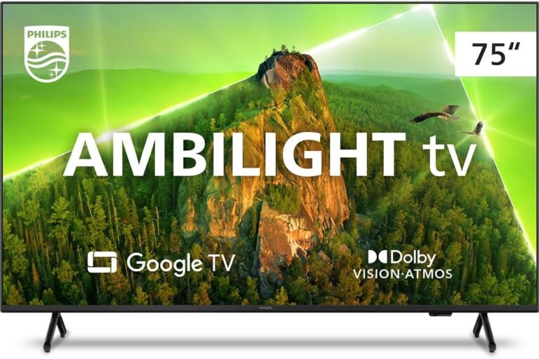 melhor obra apresenta imagem da Smart TV Philips Ambilight 75" 4K 75PUG7908/78