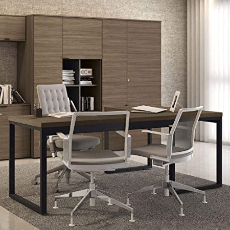 essencial para quem quer decorar a casa ou o escritório de maneira prática e barata,melhor obra construir reforma luxo apartamento casa residencia fachada comercio melhores sopradores de folhas, guarda sol folhas secas, soprador aspirador, mesa escritório, home office, Mesa de Escritório Munique Carvalho 190 cm