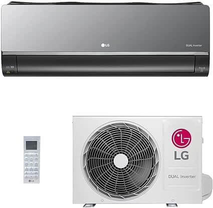 Os melhores ar condicionados Ar-Condicionado Split HW LG Dual Inverter Voice Artcool UV Nano 12.000 BTUs QuenteFrio 220V, melhor melhores melhorobra