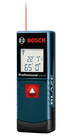 Bosch GLM 20 Blaze Medição de distância a laser de 1,8 m melhor obra construir reforma luxo apartamento casa residencia fachada comercio
