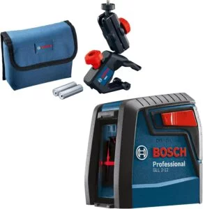 Melhorobra apresenta as melhores maquinas e ferramentas com Bosch Nível Laser Gll 2-12 Alcance 12M Com Suporte E Bolsa De Proteção