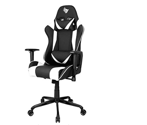 Cadeira Gamer Pichau Gaming Hask Branca com Almofadas