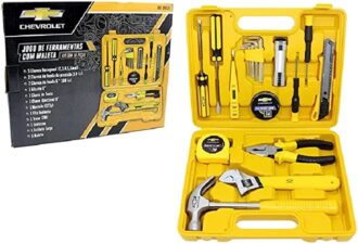 melhorobra-Melhor-Obra- construção-reforma-decoração-equipamento-jardim-escritório-casa-comercio-empresa-ferramentas-equipamentos-decorar-arquitetura-tecnologia-inteligencia-artificial-wiffi-voz-comando-excelencia.shop- cotenovoseg- Chevrolet Maleta Ferramentas 18 peças Gm, amarelo, GM5318