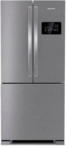 Melhores Geladeiras 2023 Geladeira Brastemp French Door Frost Free A+++ 554l Inox Bro85ak melhores geladeiras melhorobra melhor obra