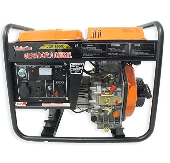 melhor obra construir reforma luxo apartamento casa residencia fachada comercio Gerador Diesel 269Cc 7Hp 3.6Kva 3600Watts Bivolt Partida Eletrica Com Bateria Vge3600D Vulcan Trent