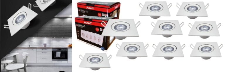 Kit 10 Spot Led Direcionável Teto 5w Branca Fria Bivolt Avant, achei, melhor, oferta, construir, construção, reformar, decora, decoração, melhor marca de spot