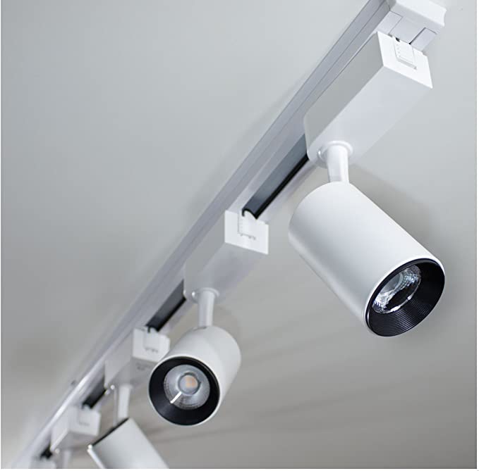 MelhorObra apresenta tudo sobre iluminação como trilho com spots direcionais - Trilho eletrificado 2m + 5 spots 7w 3000k bivolt branco ST495