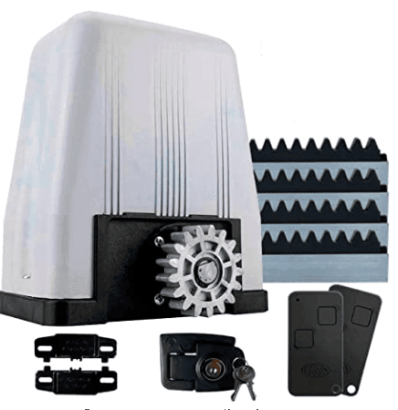 Motor Para Portão Eletrônico DZ4 SK 36 Deslizante 1/3 de HP 800kg Rossi 4 Metros e Meio de Cremalheira (220) melhor obra construir reforma luxo apartamento casa residencia fachada comercio