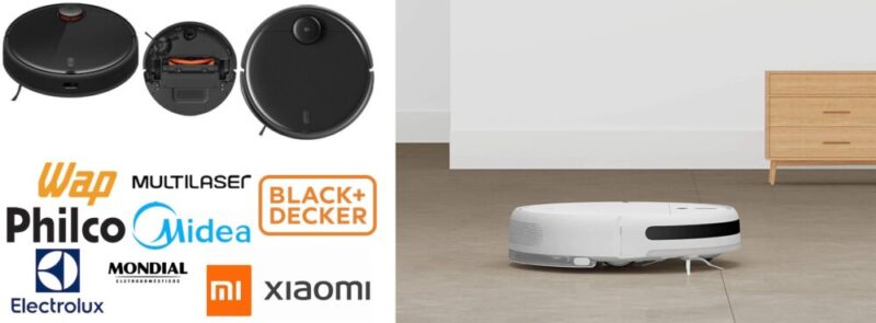 achei melhor oferta boa marca aspirador robô limpa seca pó pequenas sujeiras