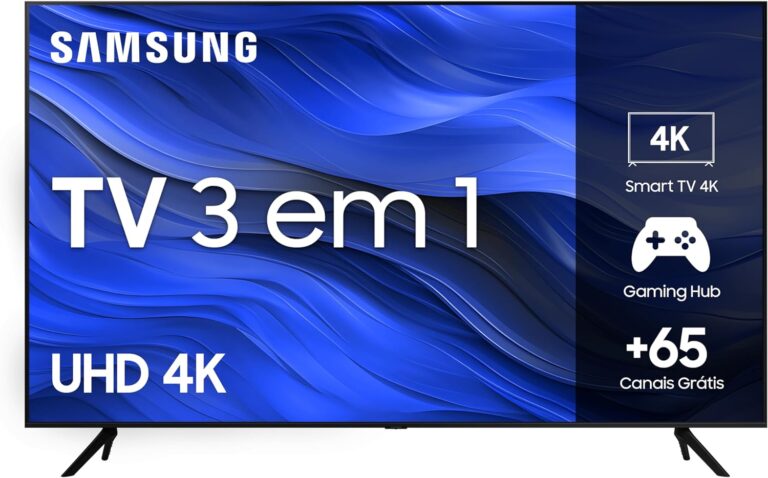 melhor obra apresenta imagem da Samsung Smart TV Crystal 75 4K UHD CU7700 - Alexa built in, Samsung Gaming Hub