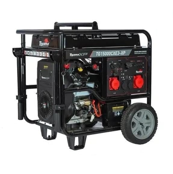 Gerador De Energia Gasolina Toyama Tg15000cxe3-xxp 17kva Trifásico